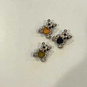 Teddy Bear Pin Trio Ralph Lauren Vintage Inspired